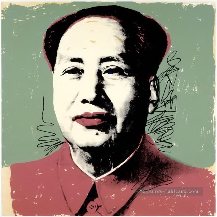 Mao Zedong 2 Andy Warhol Oil Paintings